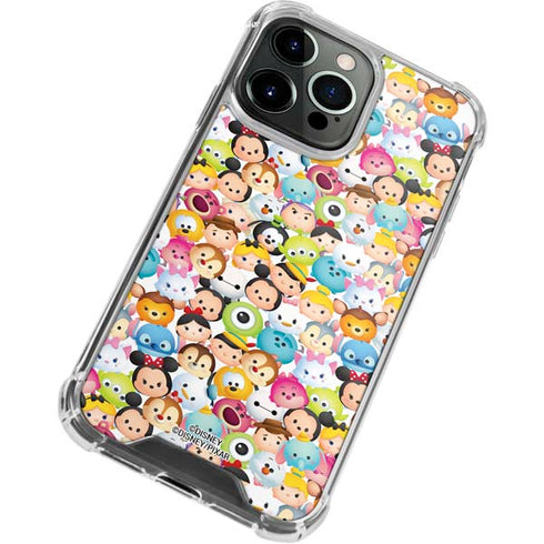 Disney Tsum Tsum Animated Characters iPhone 15 Pro Clear Case